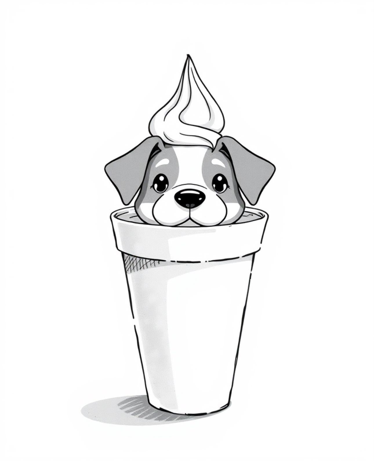 Hunde-Eis