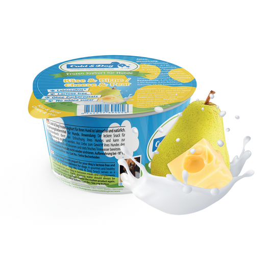 Hunde-Eis Käse/Birne 90ml