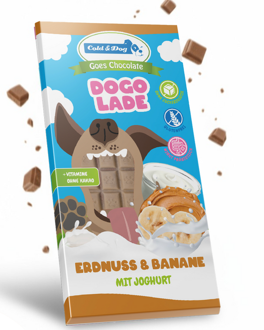 Dogolade Erdnuss & Banane 100g